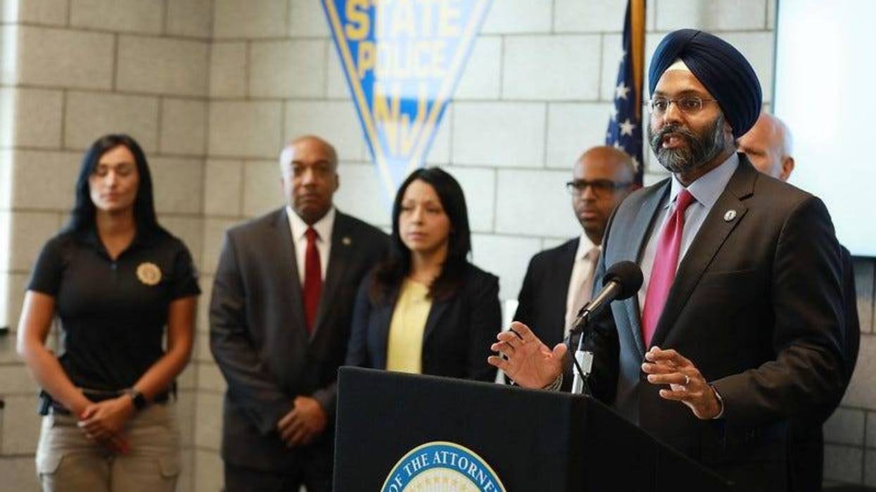 New Jersey Attorney General Gurbir Grewal holds a press conference on immigration and law enforcement in Newark, N.J. on Friday, Sept. 27, 2019.