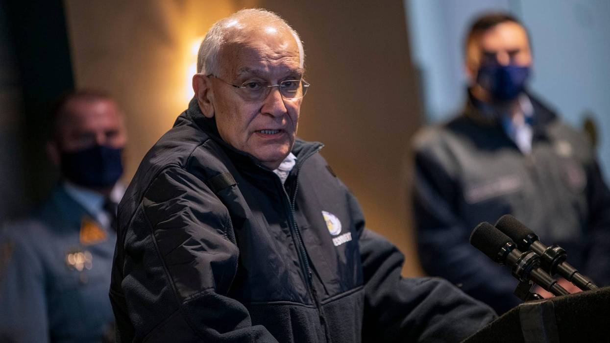 New Jersey Board of Public Utilities President Joseph Fiordaliso speaks at a press conference on Feb. 18, 2021.