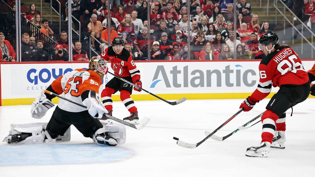 Olympic hero Jack Hughes scores in OT to lift the Devils over the Flyers 3-2