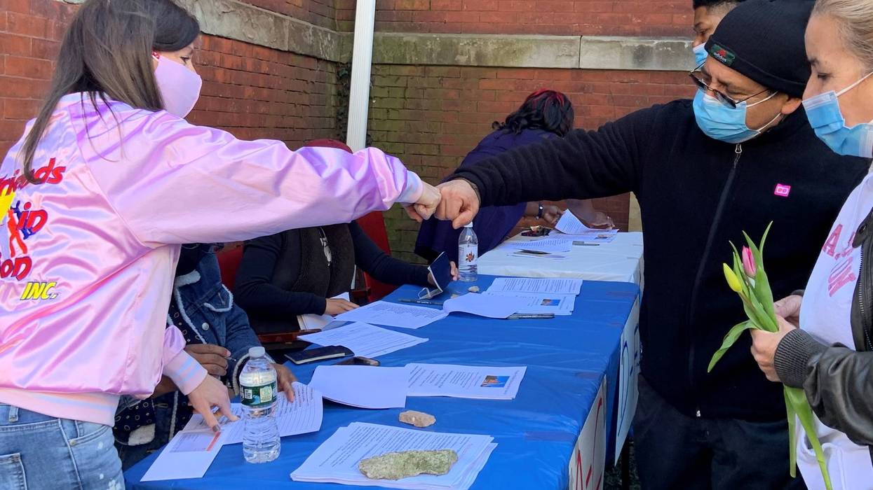 New Jersey first lady Tammy Murphy distributes gift cards to undocumented families, funded by the state Pandemic Relief Fund.