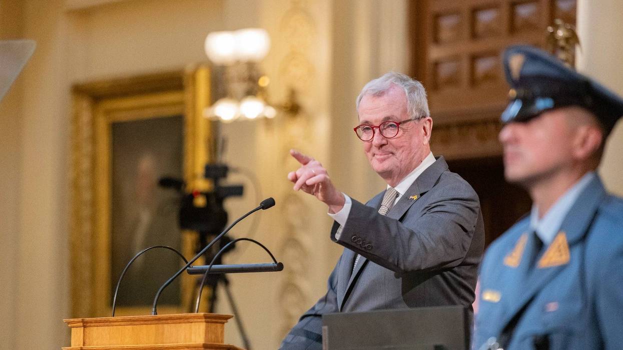 New Jersey Gov. Phil Murphy delivers his final budget address in Trenton on Feb. 25, 2025.