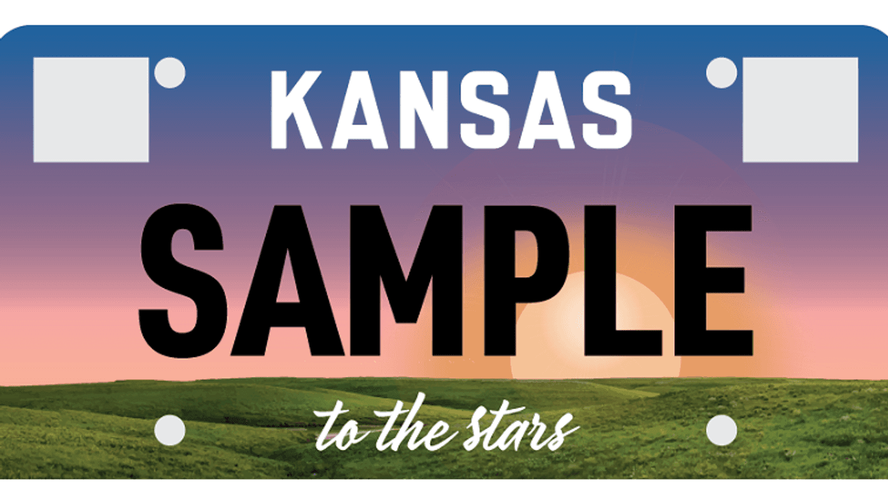 New KS personalized license plate