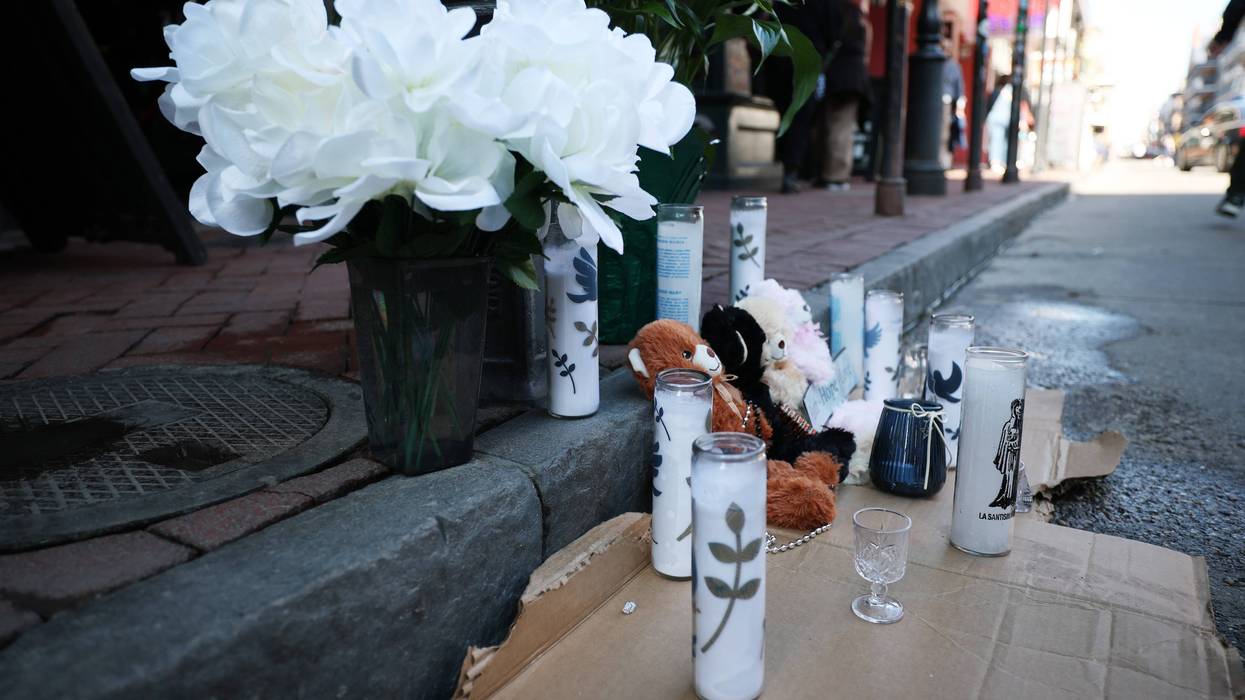 NEW ORLEANS, LOUISIANA - JANUARY 03: Memorials for people killed on Bourbon Street are seen on January 03, 2025 in New Orleans, Louisiana. At least 14 people were killed on Bourbon Street when a person allegedly drove into a crowd in the early morning hours of New Year's Day Dozens more were injured after a suspect in a rented pickup truck allegedly drove around barricades and through a crowd of New Year's revelers on Bourbon Street. The suspect then got out of the car, opened fire on police officers, and was subsequently killed by law enforcement.