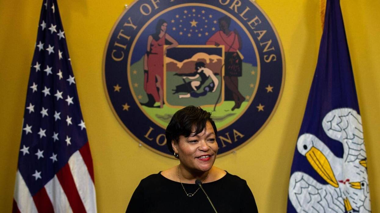 New Orleans Mayor LaToya Cantrell.