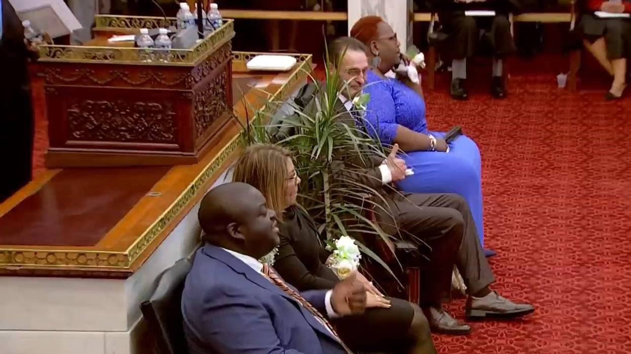 New Philadelphia City Councilmembers Anthony Phillips, Quetcy Lozada, James Harrity and Sharon Vaughn.