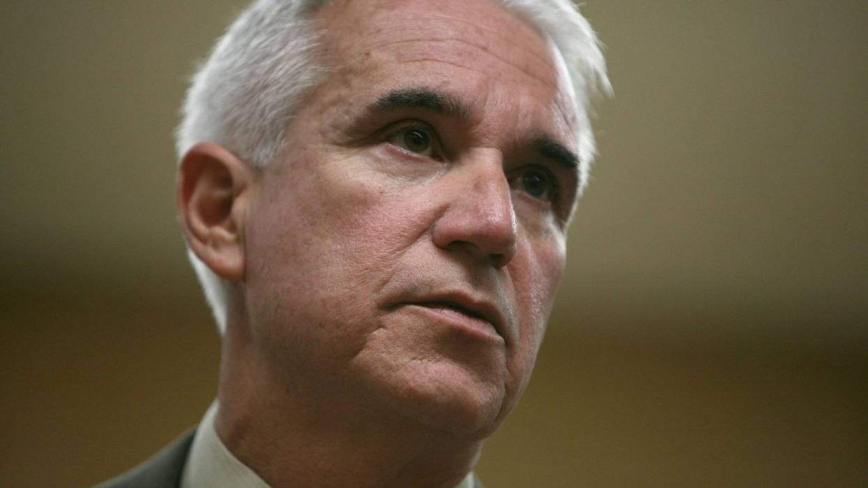 New San Francisco police Chief George Gascon looks on during his first news conference August 11, 2009 at the Hall of Justice in San Francisco, California.