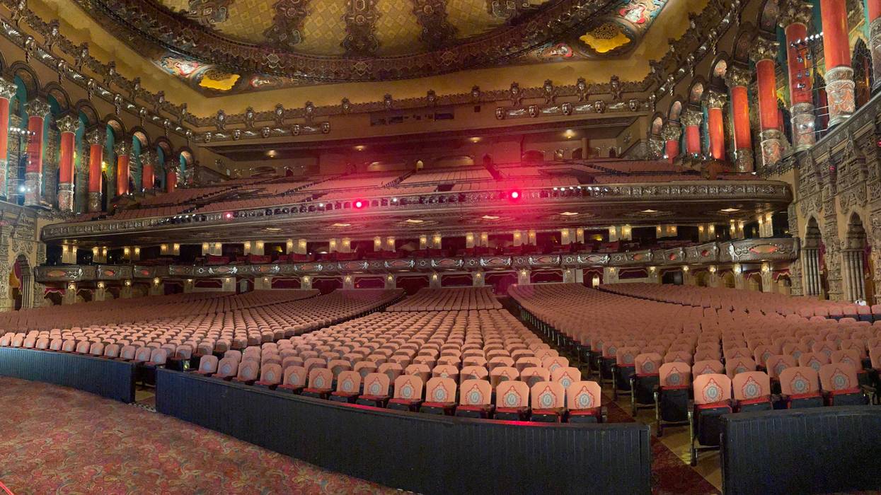 New seats inside Fox Theater