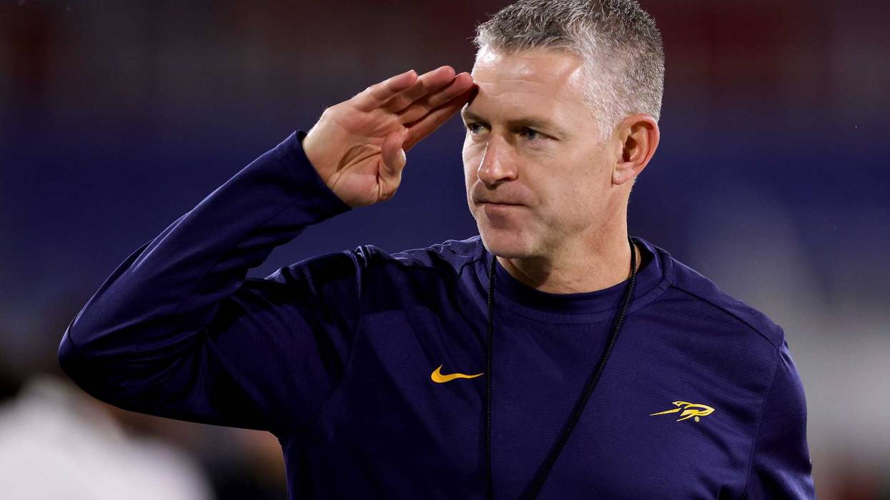 New UConn head football coach Jason Candle, in his days as head coach at Toledo