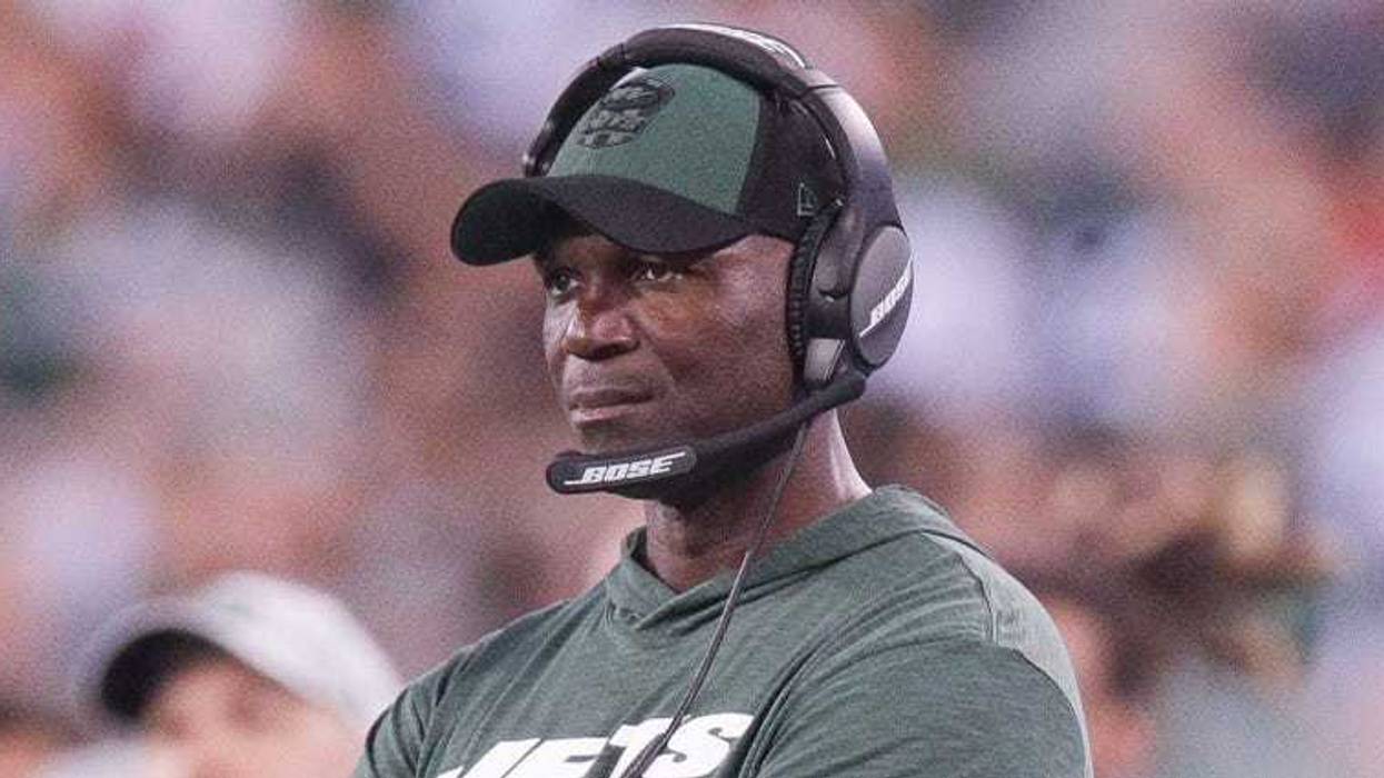 New York Jets head coach Todd Bowles during New York Jets rookie mini camp at Atlantic Health Training Center on May 4, 2018.