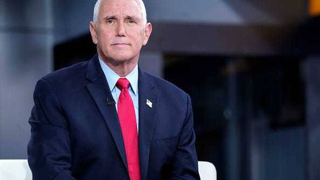 NEW YORK, NEW YORK - NOVEMBER 16: Former Vice President Mike Pence visits "Fox & Friends" at Fox News Channel studios on November 16, 2022 in New York City. (Photo by John Lamparski/Getty Images)