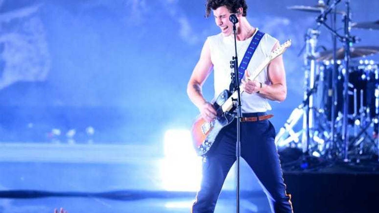 NEW YORK, NY - AUGUST 20: Shawn Mendes performs onstage during the 2018 MTV Video Music Awards at Radio City Music Hall on August 20, 2018 in New York City.
