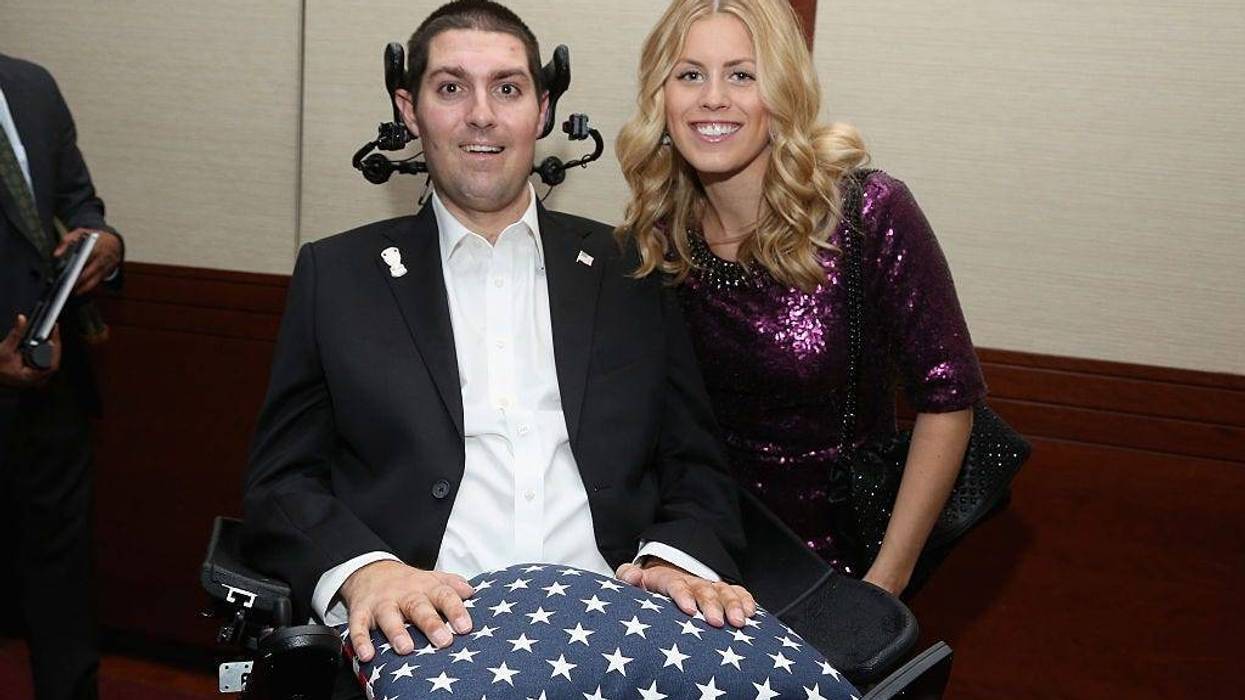 NEW YORK, NY - DECEMBER 09: Pete Frates and Julie Frates attend the Sportsman Of The Year 2014 Ceremony on December 9, 2014 in New York City.