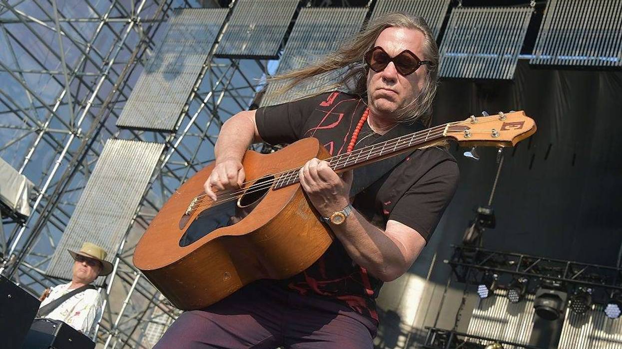 NEW YORK, NY - JULY 01: Brian Ritchie of Violent Femmes performs at JBL Live at Pier 97 on July 1, 2015 in New York City. (Photo by Theo Wargo/Getty Images)