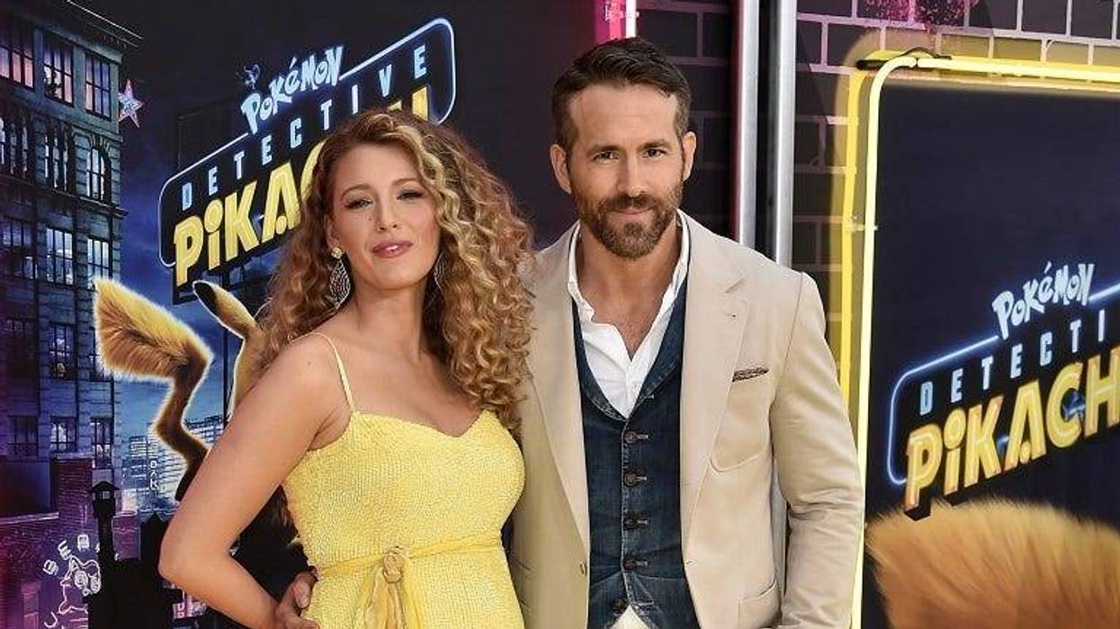 NEW YORK, NY - MAY 02: Blake Lively and Ryan Reynolds attend the premiere of "Pokemon Detective Pikachu" at Military Island in Times Square on May 2, 2019 in New York City.