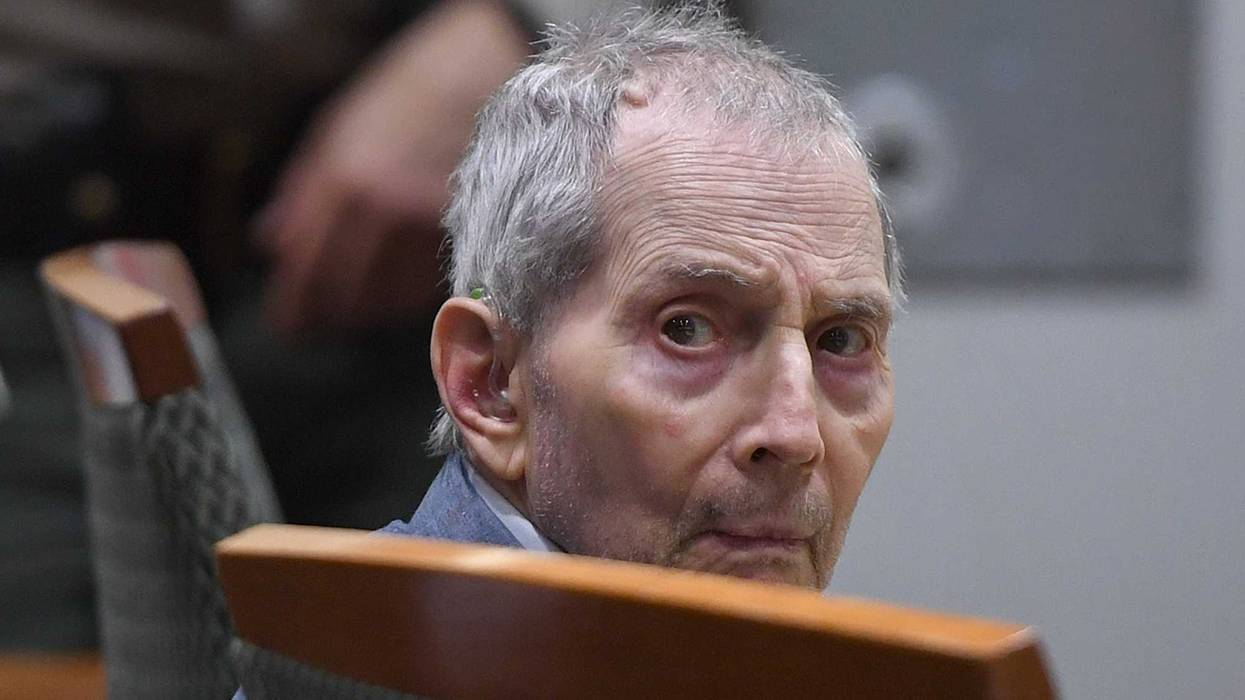 New York real estate scion Robert Durst appears in court on the second day of opening statements in his murder trial on March 5, 2020 in Los Angeles, California. The 76-year-old New York real estate scion, charged with murdering a friend in December 2000, has been in jail since March 14, 2015.