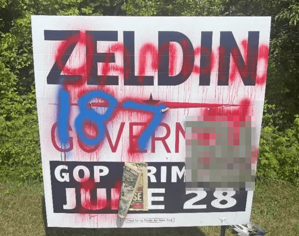 New York Republican gubernatorial candidate Lee Zeldin campaign