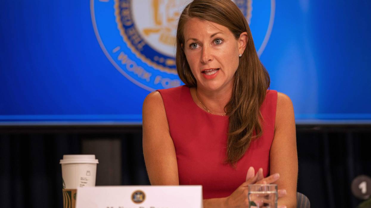New York Secretary to the Governor Melissa DeRosa speaks during a COVID-19 briefing on July 6, 2020 in New York City