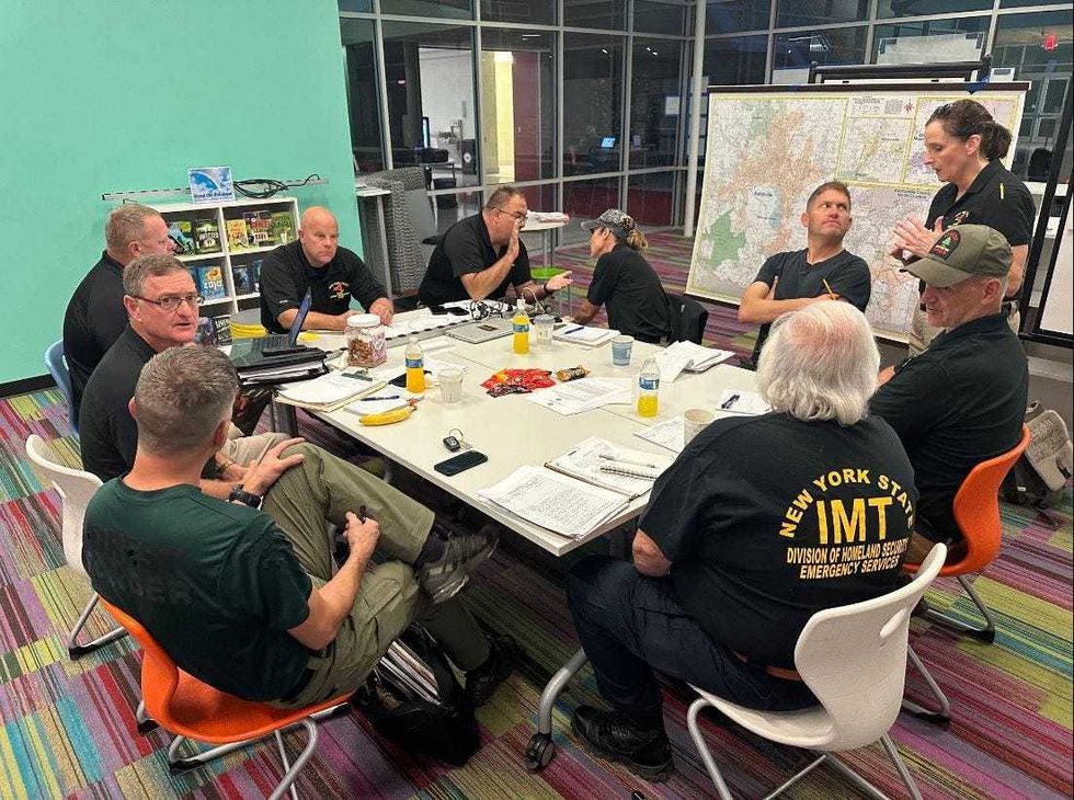 New York State deployed over 200 personnel to aid in Hurricane Helene relief down the East Coast, Gov. Kathy Hochul announced on Tuesday.