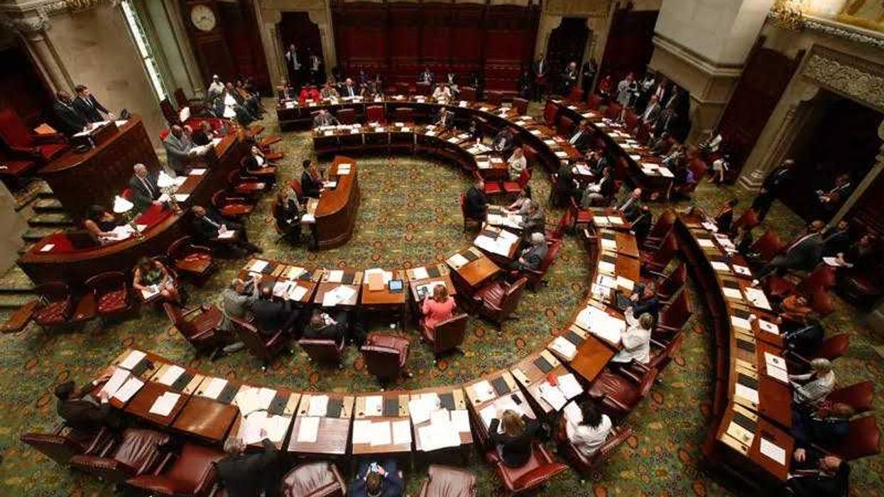 New York State Legislative chamber