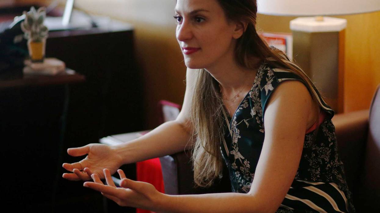 New York State Senator Alessandra Biaggi in her office in Albany on May 20, 2019