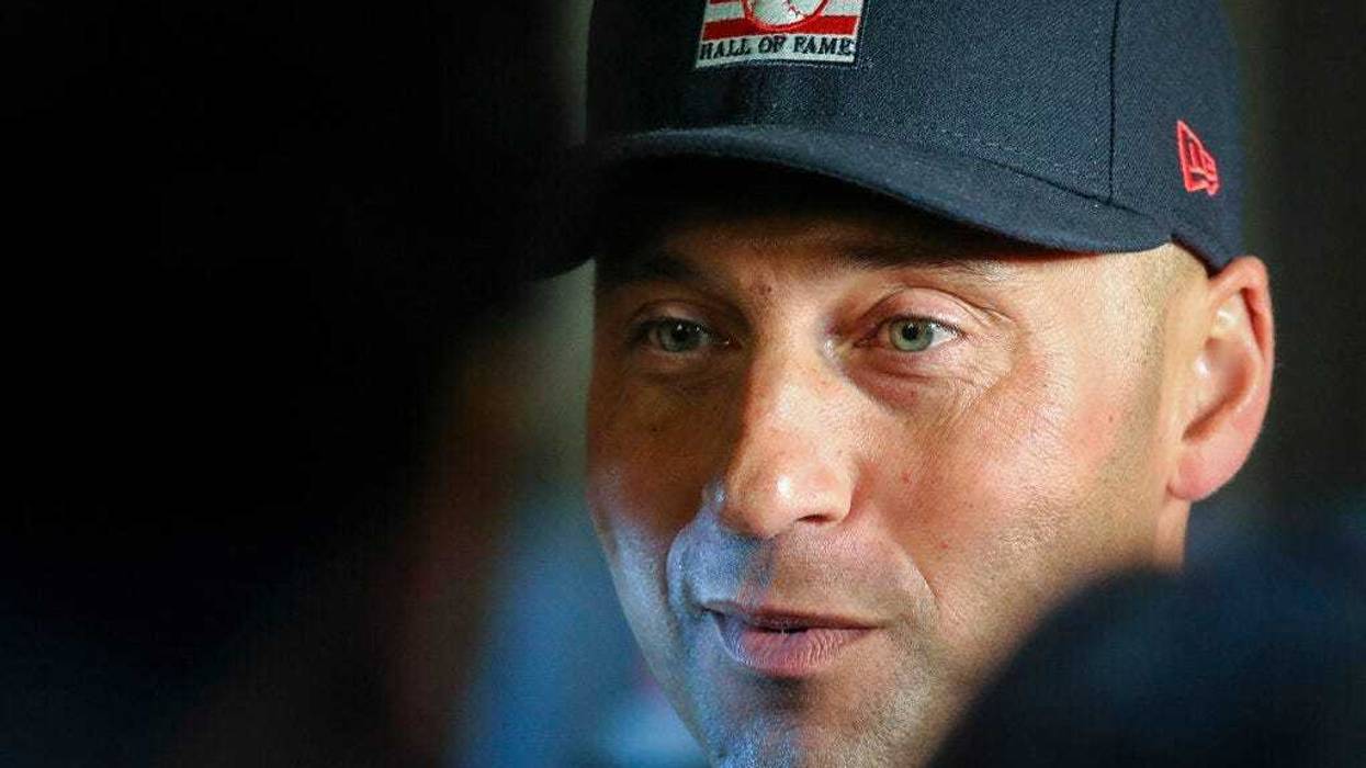 New York Yankees shortstop Derek Jeter speaks during the Baseball Hall of Fame press conference, Wednesday Jan. 22, 2020, in New York. Jeter and Colorado Rockies outfielder Larry Walker will both join the 2020 Hall of Fame class.