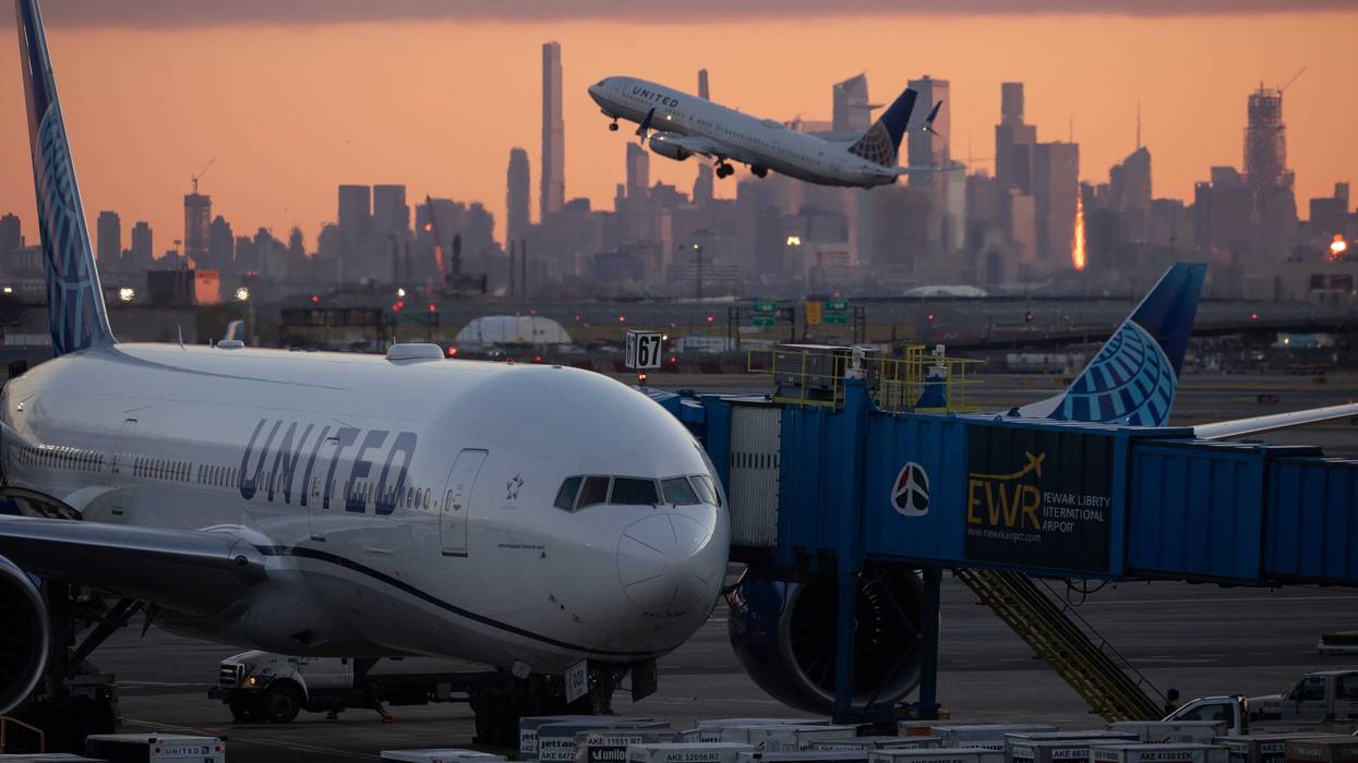 Newark Liberty International Airport in New Jersey.