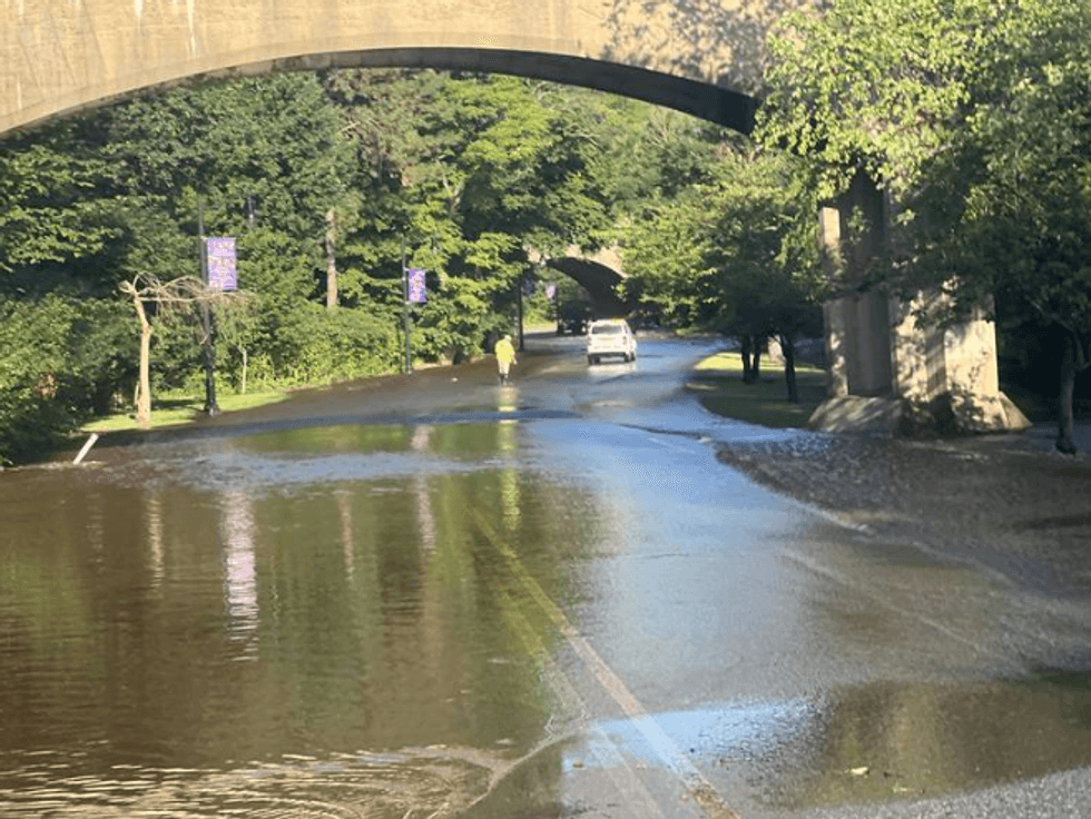 Newark water main break