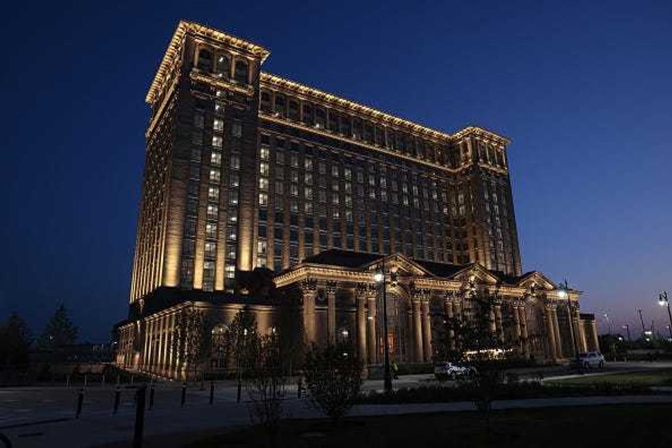 Newly restored Michigan Central Station, Detroit, MI