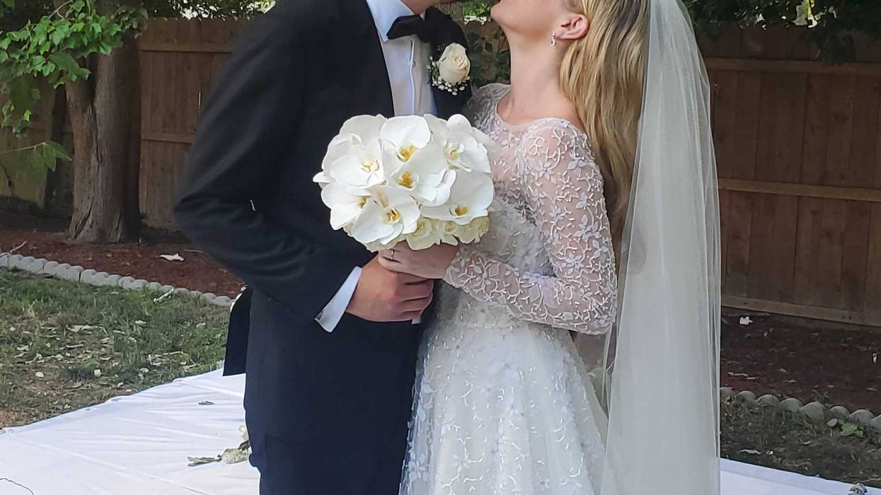 Newlyweds Ashley and Israel