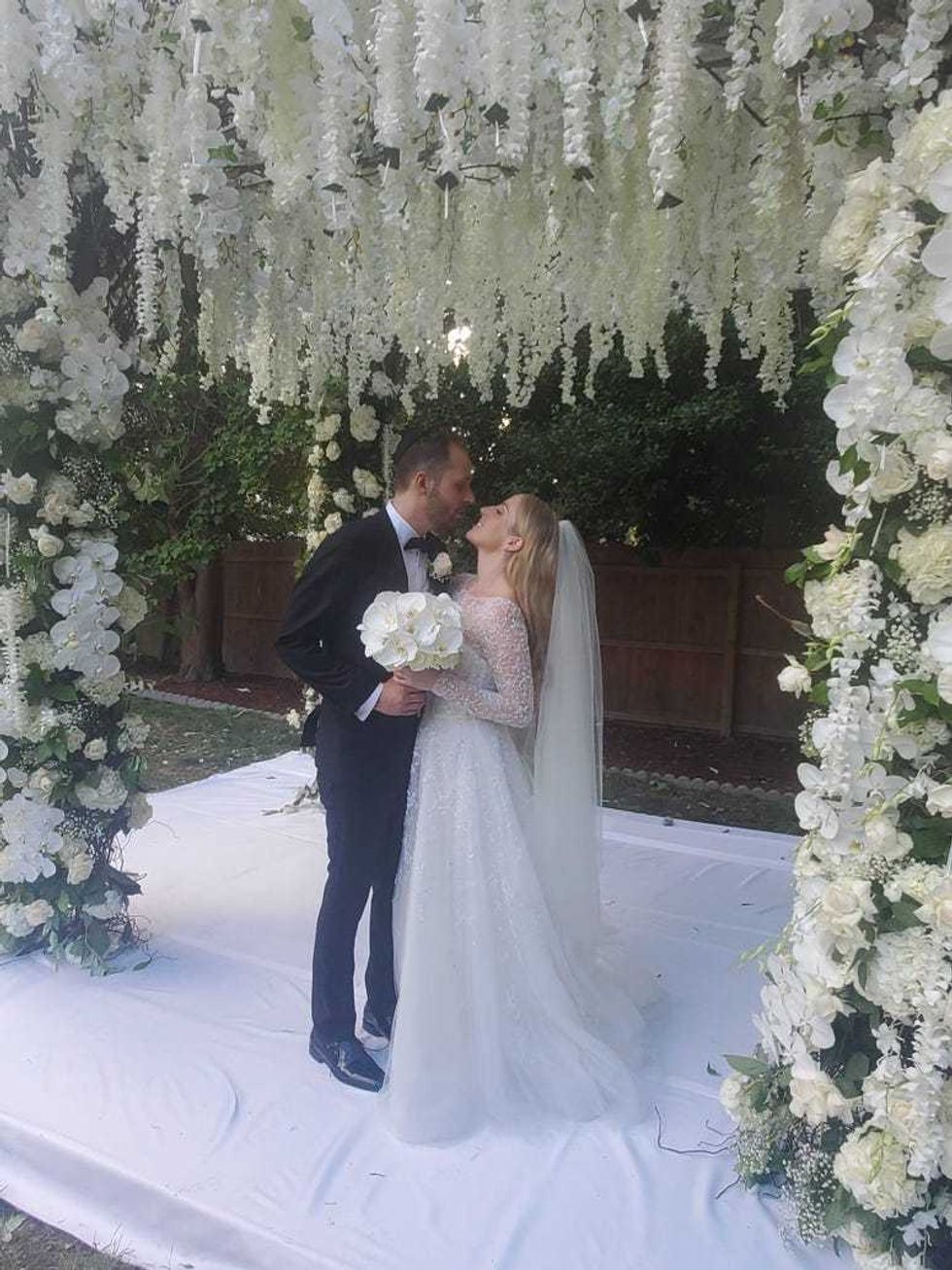 Newlyweds Ashley and Israel