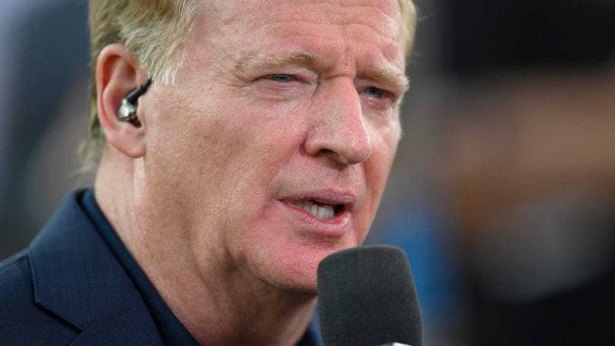 NFL Commissioner Roger Goodell addressed the lawsuit filed against the league during an ESPN interview Wednesday. Bills owner Terry Pegula is mentioned in the suit, which claims discrimination.