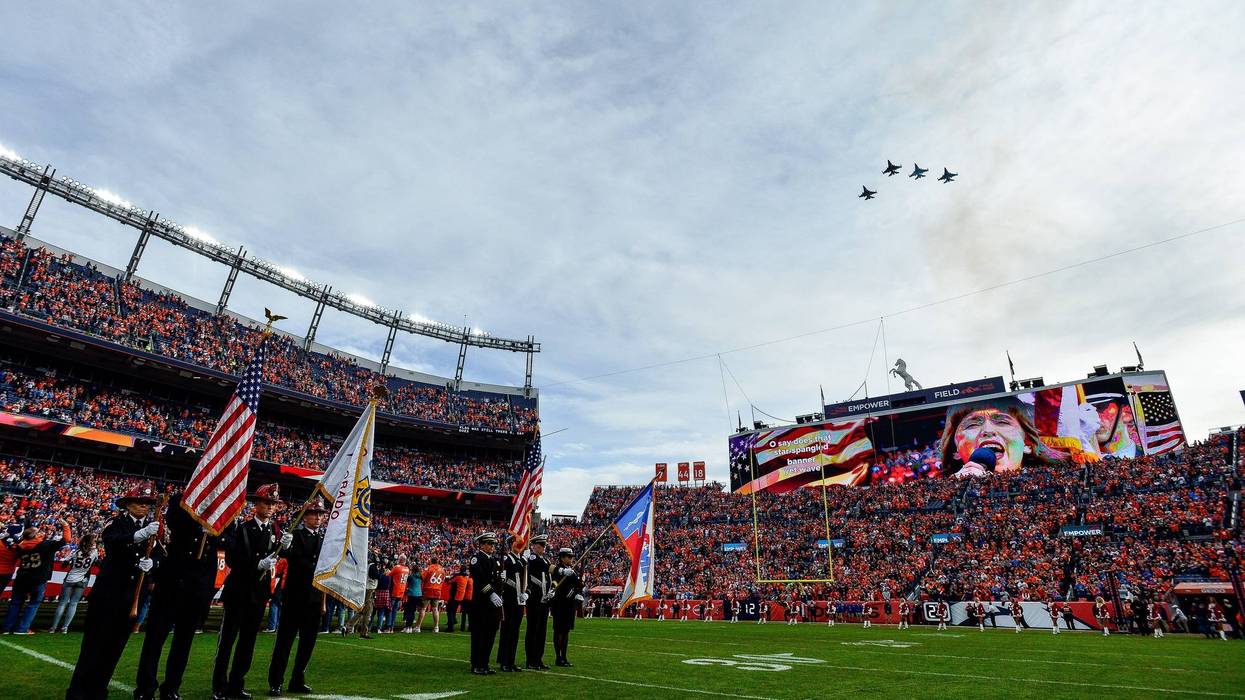 NFL Military Flyover