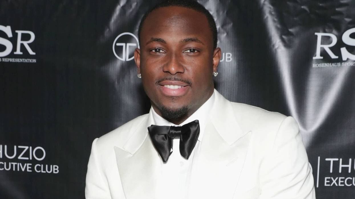 NFL player LeSean McCoy arrives at the Thuzio Executive Club and Rosenhaus Sports Representation Party at Clutch Bar during Super Bowl Weekend, on February 4, 2017 in Houston, TX.