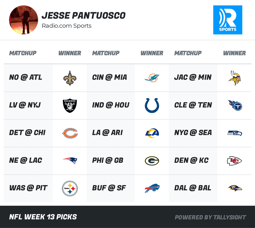 NFL Week 13