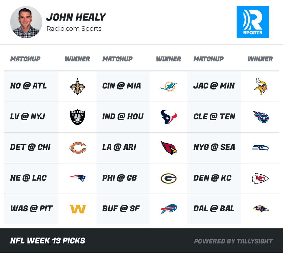 NFL Week 13