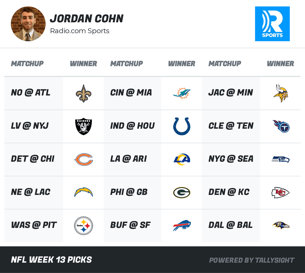 NFL Week 13