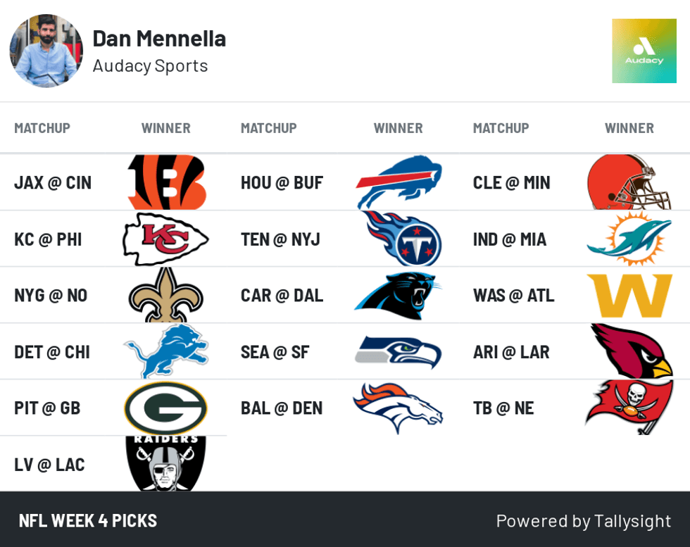 NFL Week 4