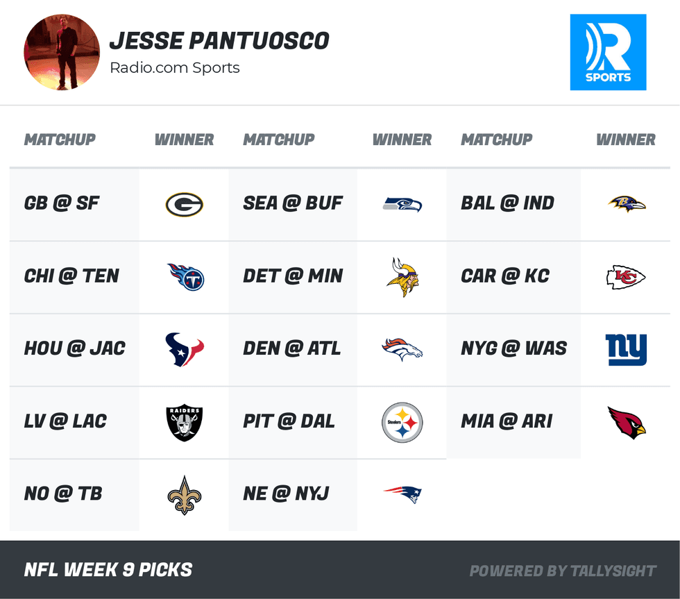 NFL Week 9