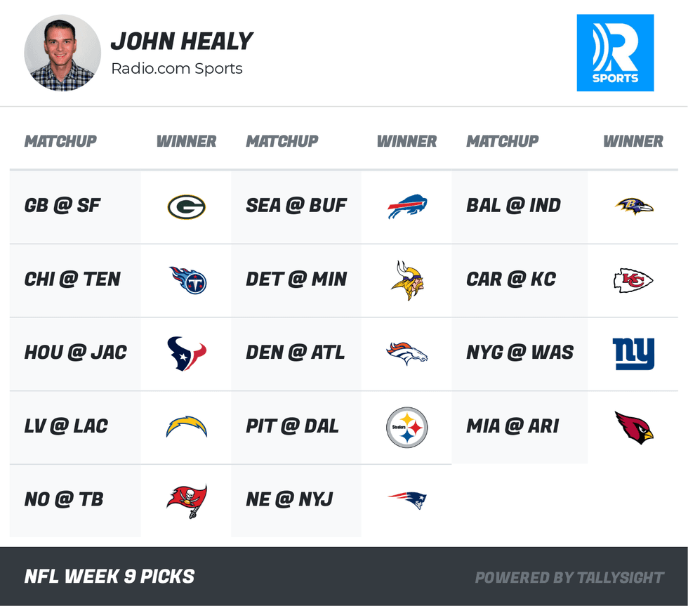 NFL Week 9