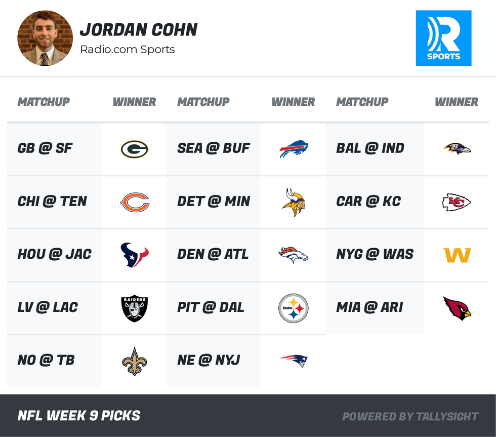 NFL Week 9