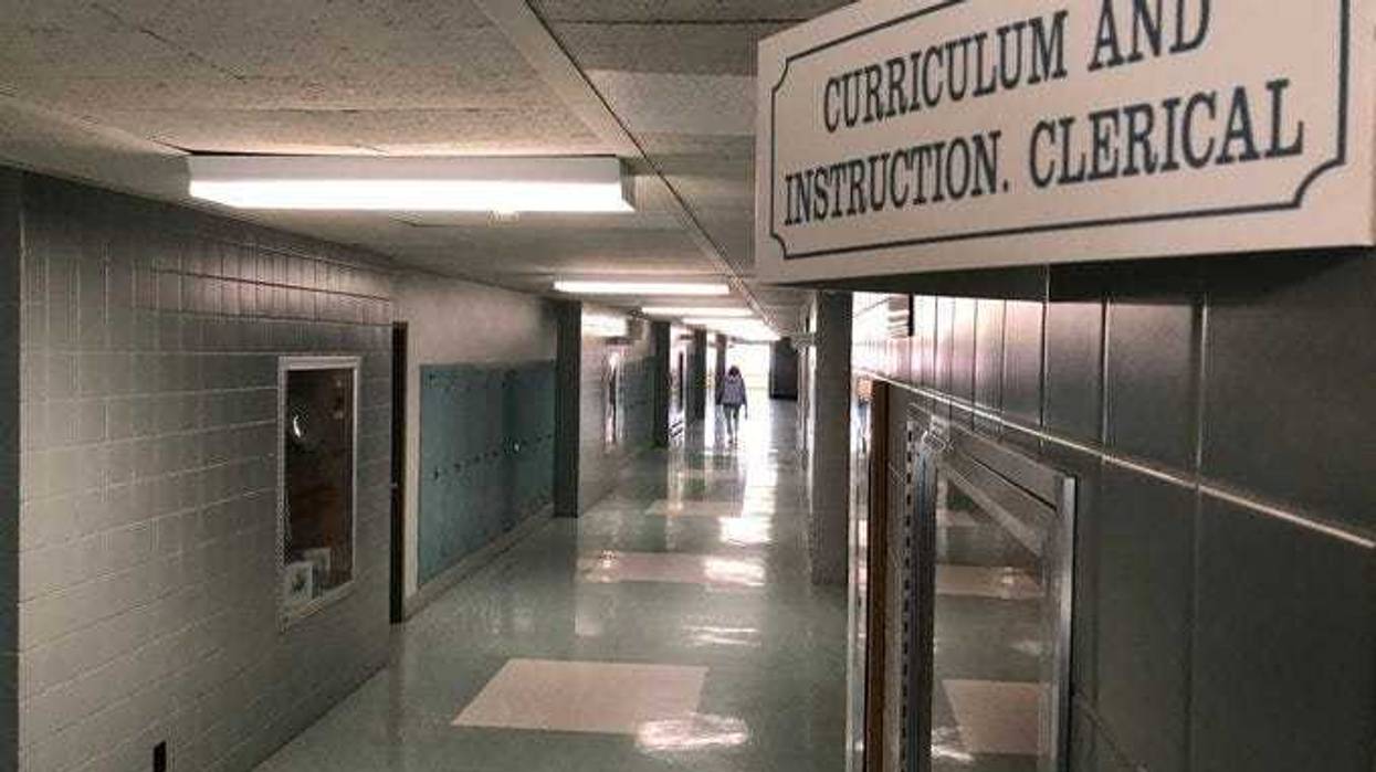 Niagara Falls Schools Administrative Building. August 28, 2020 (WBEN Photo/Mike Baggerman)