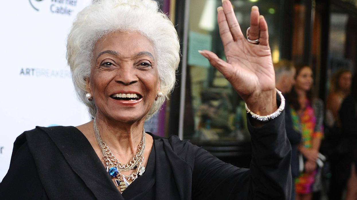 Nichelle Nichols attends the Ovation TV premiere screening of "Art Breakers" on October 1, 2015 in Los Angeles, California.