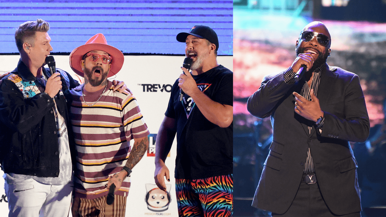 Nick Carter, AJ McLean, Joey Fatone and Wanya Morris