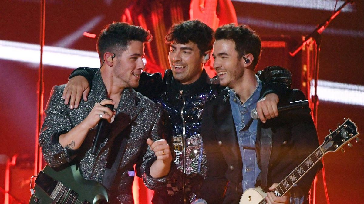 Nick Jonas, Joe Jonas and Kevin Jonas of Jonas Brothers