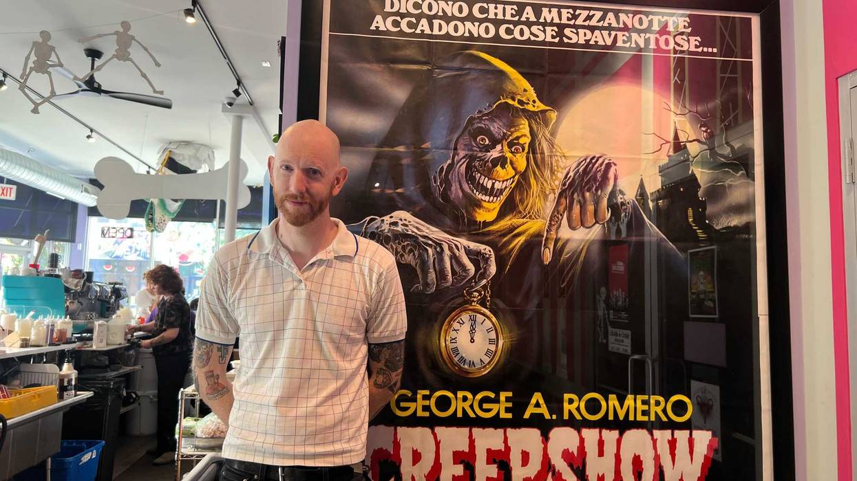 Nick Mayor is a co-owner of Avondale's horror-themed coffee shop The Brewed.