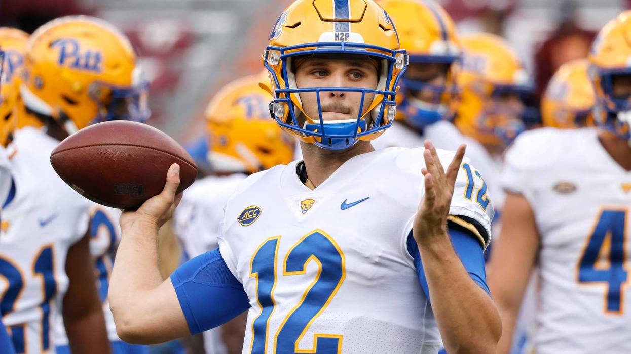 Nick Patti throwing in warmups