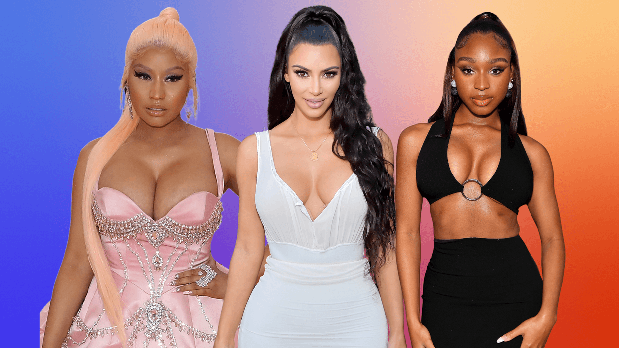 Nicki Minaj, Kim Kardashian and Normani