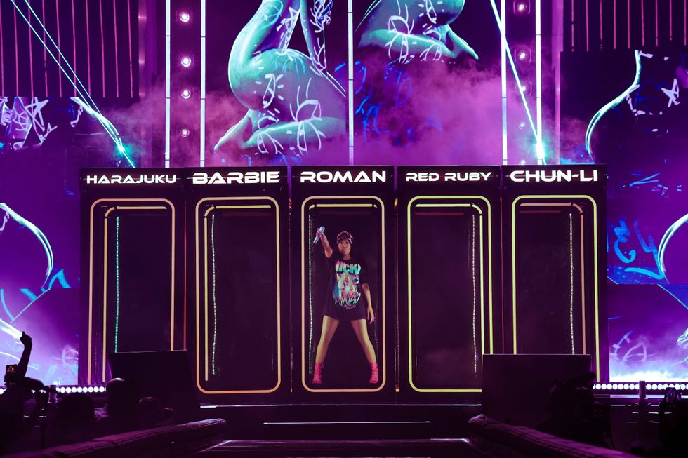 Nicki Minaj performs during the opening night of her Pink Friday 2 World Tour