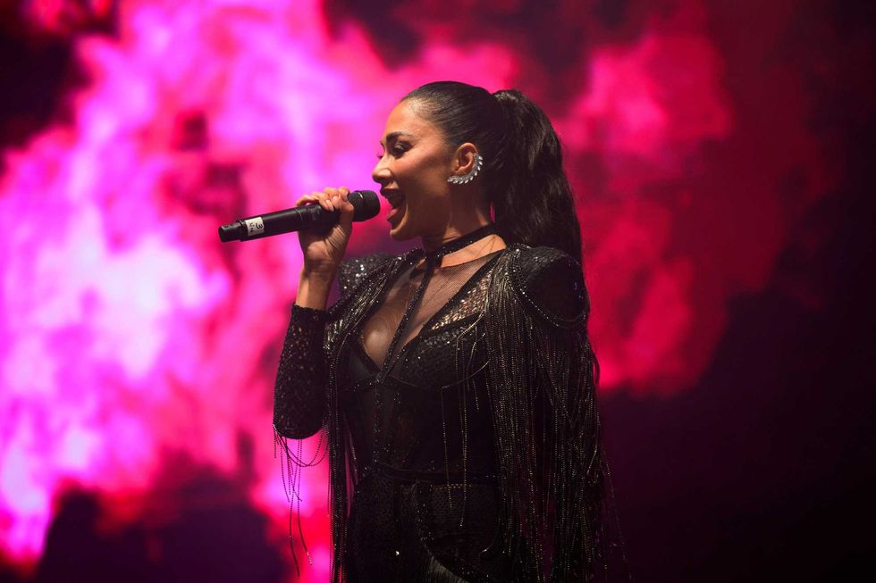 Nicole Scherzinger performs at Wimbledon