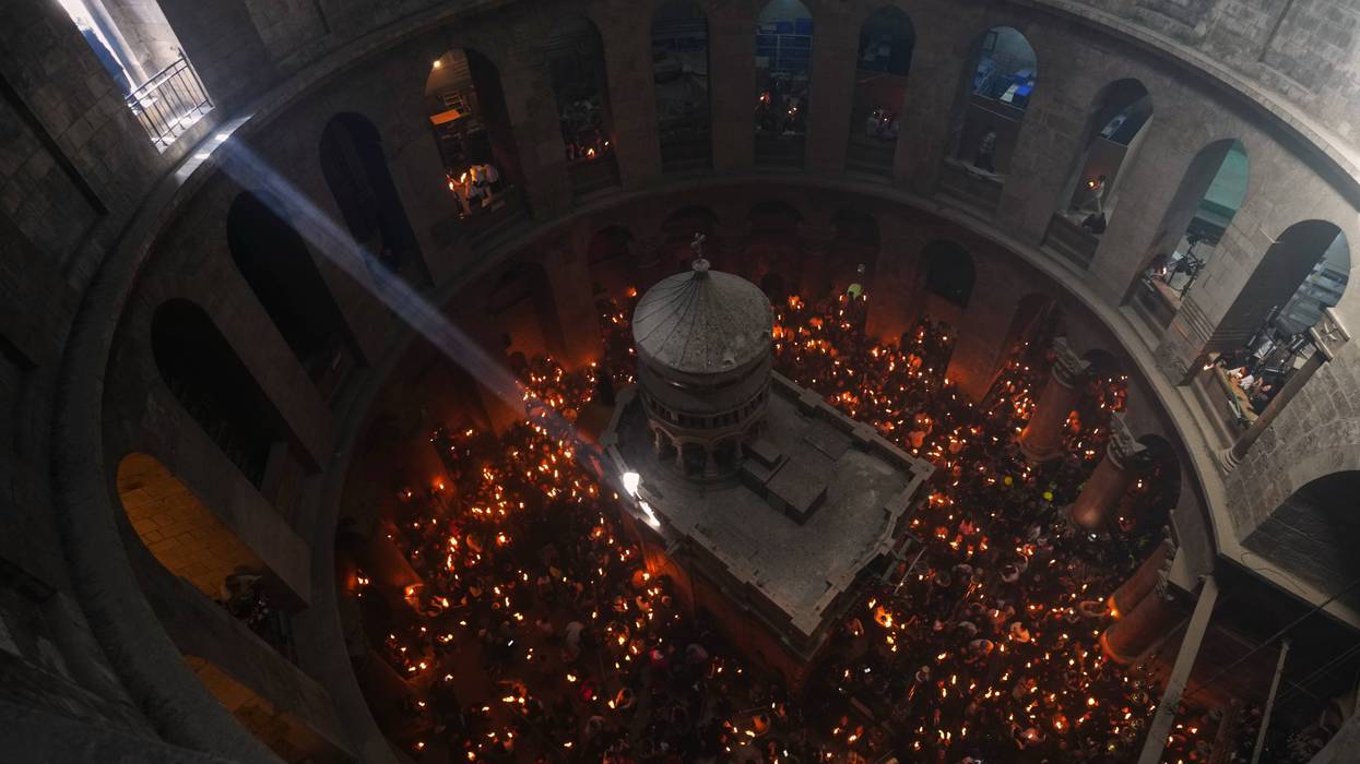 Night at Holy Sepulcher